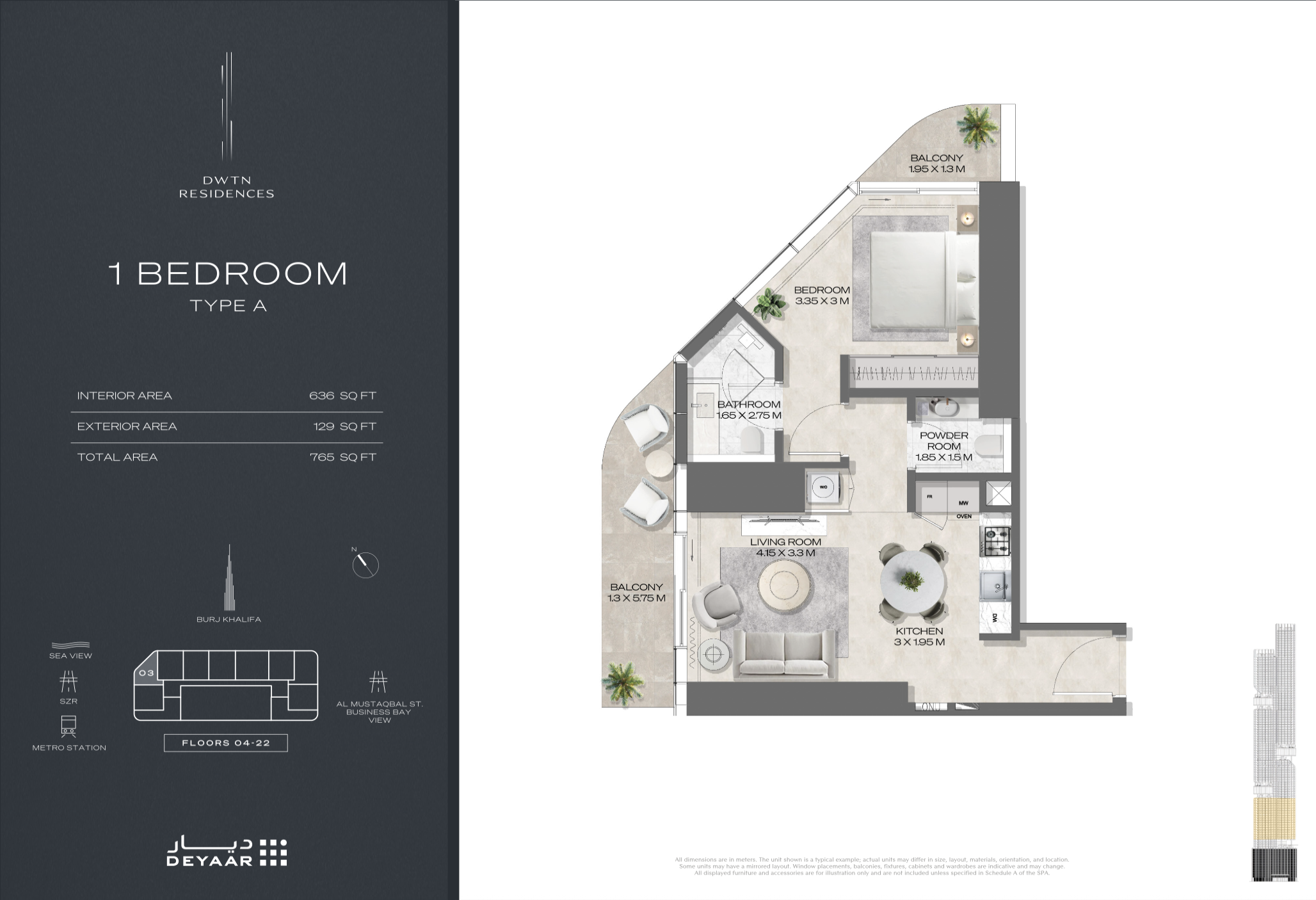 Deyaar Downtown Residences Dubai Apartments