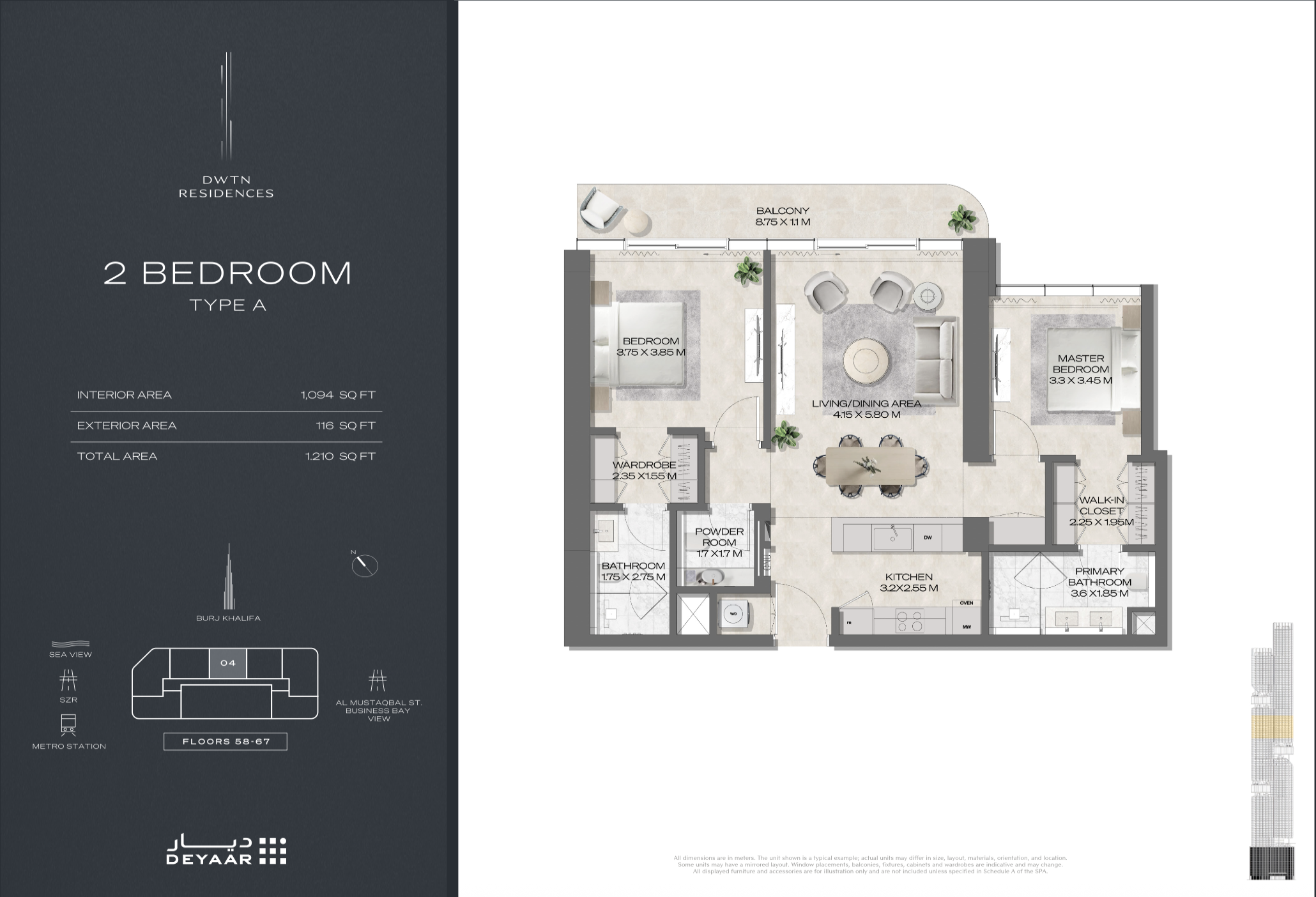 Deyaar Downtown Residences Dubai Apartments