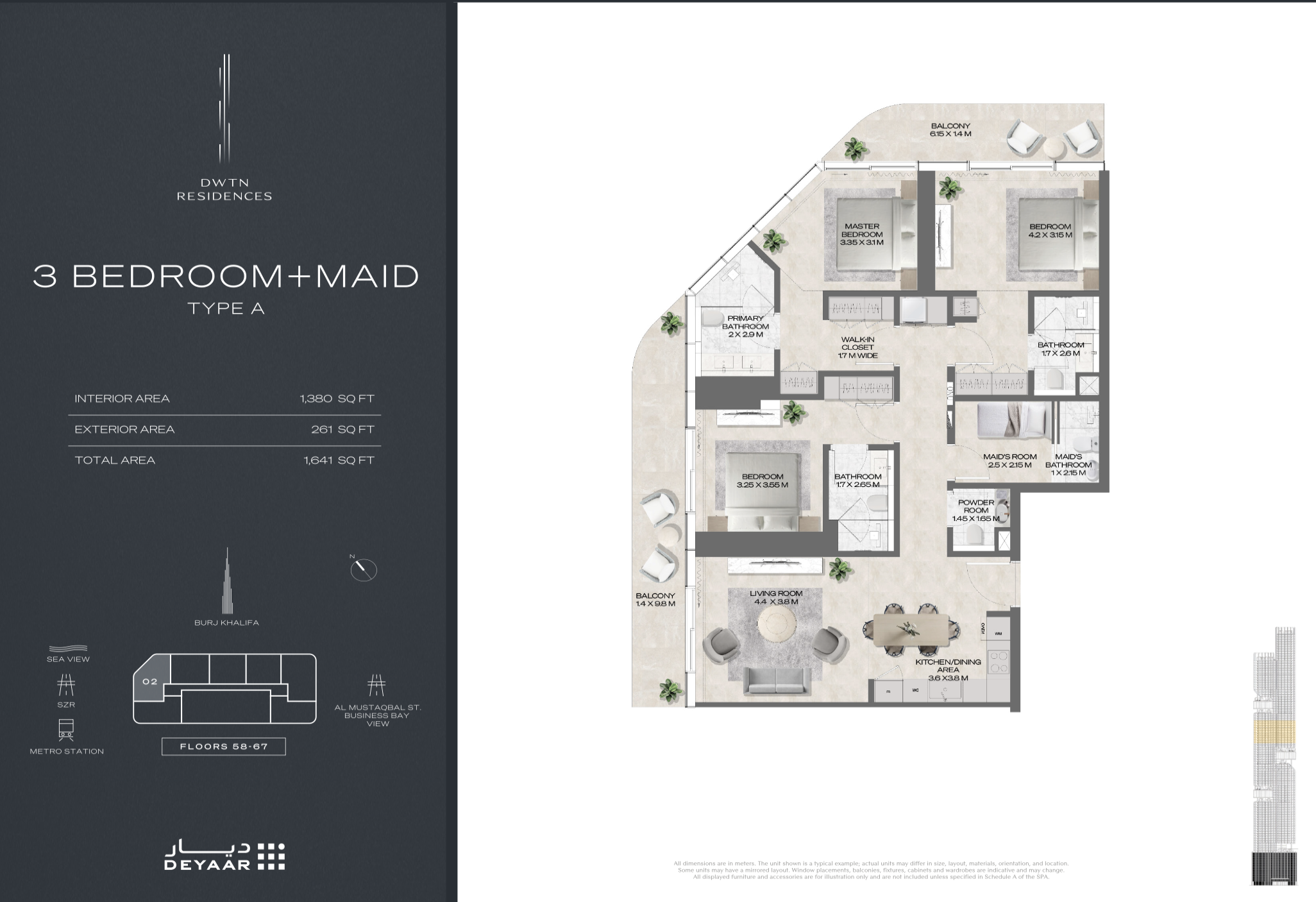 Deyaar Downtown Residences Dubai Apartments