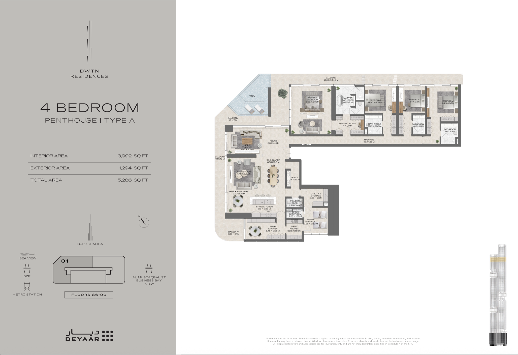Deyaar Downtown Residences Dubai Apartments